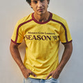 DINO SHORT SLEEVE T-SHIRT - YELLOW/WINE