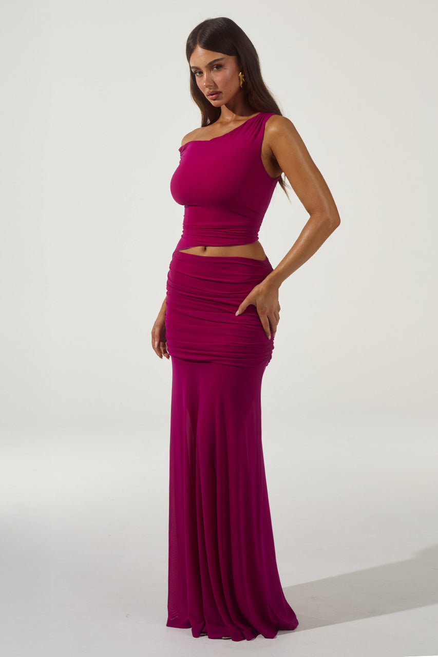 DREW ASYMMETRICAL NECK MAXI DRESS - BERRY - DREWASYMMETRICALNECKMAXIDRESS-BERRY-6