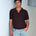 EIRIK THREE QUARTER KNIT TOP - CHOCOLATE
