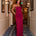 ELEXA RUCHED MAXI DRESS - PLUM