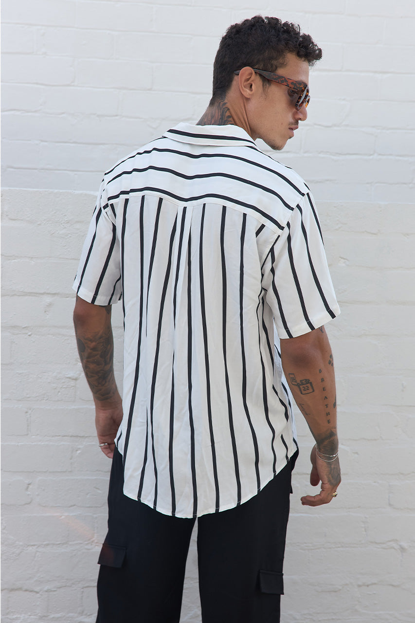 ELIJAH SHIRT - WHITE/BLACK - ELIJAHSHIRT-WHITEBLACK-2