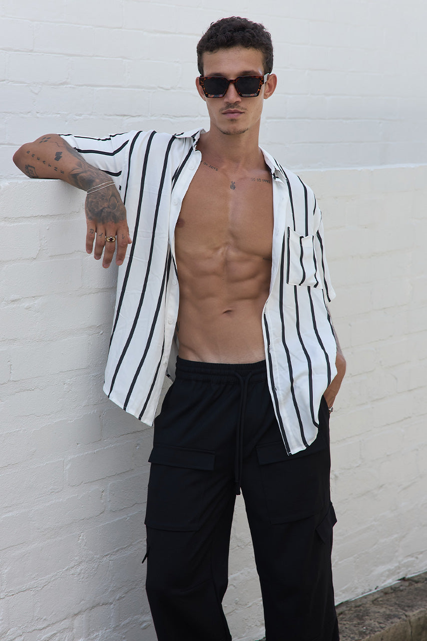 ELIJAH SHIRT - WHITE/BLACK - ELIJAHSHIRT-WHITEBLACK-3