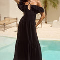 ETALLIA MAXI DRESS - BLACK