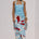 EVIE HALTER RUCHED MIDI DRESS - AMOREE RED