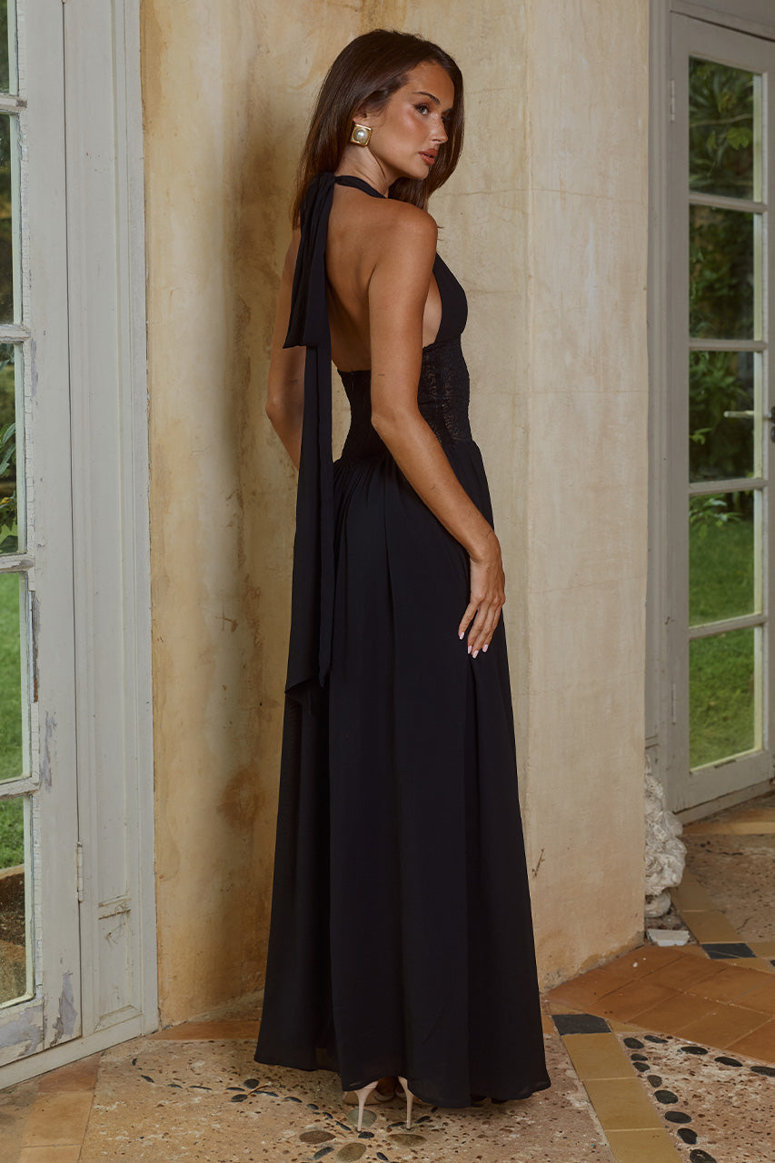 FERNANDA PLUNGE HALTER MAXI DRESS - BLACK - FERNANDAPLUNGEHALTERMAXIDRESS-BLACK-06