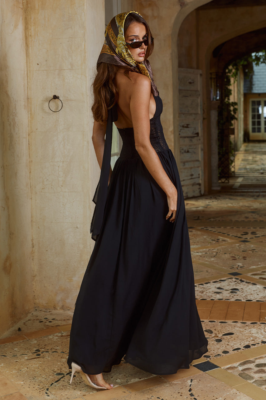 FERNANDA PLUNGE HALTER MAXI DRESS - BLACK - FERNANDAPLUNGEHALTERMAXIDRESS-BLACK-08