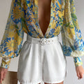 FLEETWOOD BLOUSE - ANACAPRI LEMON
