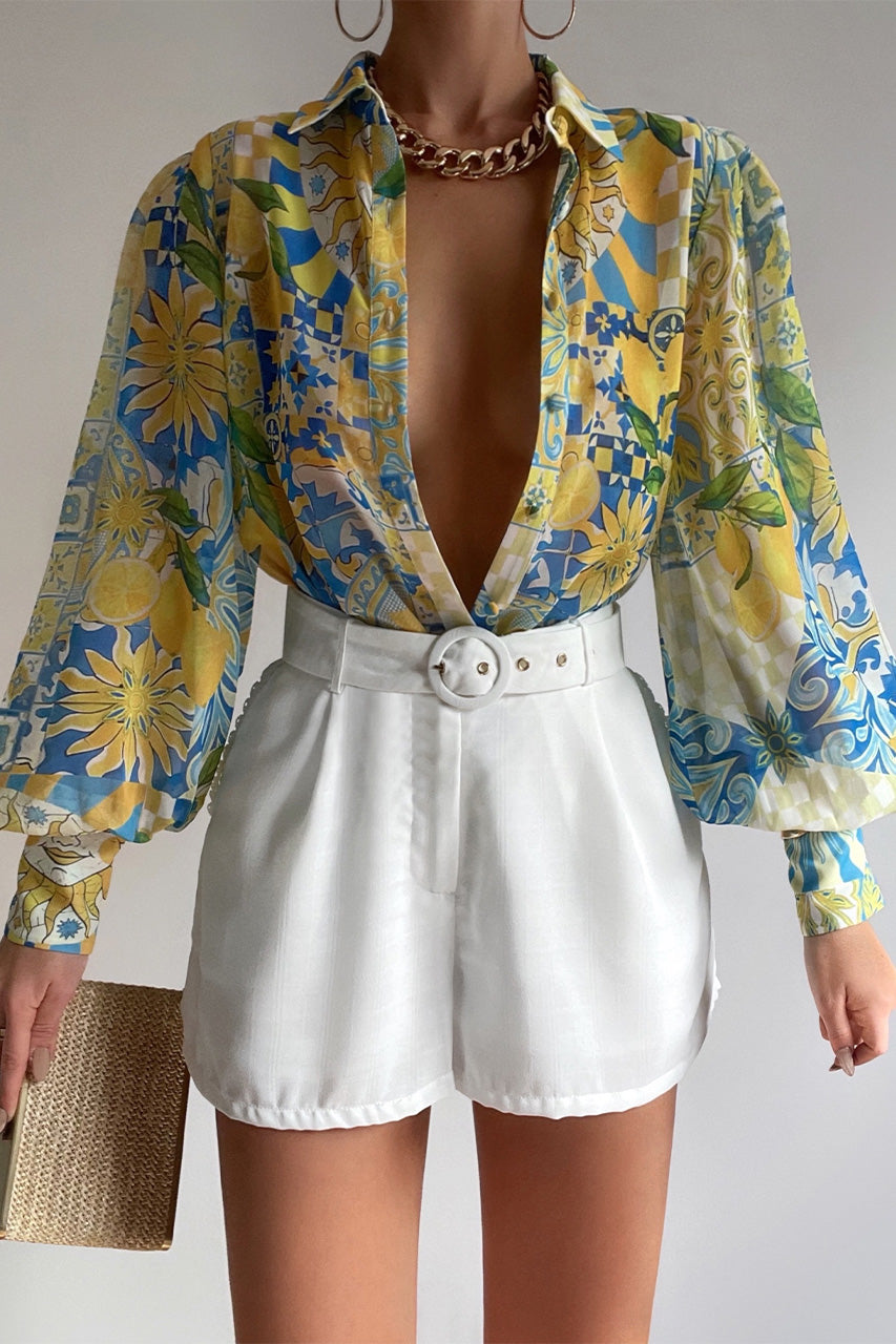 FLEETWOOD BLOUSE - ANACAPRI LEMON - FLEETWOODBLOUSEANACAPRILEMON