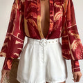 FLEETWOOD BLOUSE - ARLO WINE