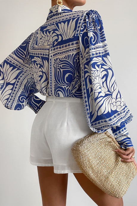 FLEETWOOD BLOUSE - HAVANNA BLUE