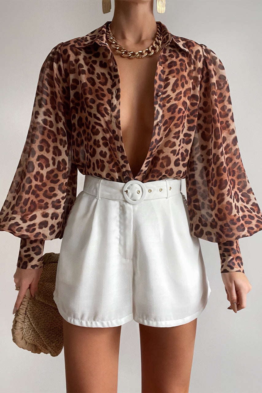 FLEETWOOD BLOUSE - LEOPARD PRINT - FLEETWOODBLOUSELEOPARDPRINT