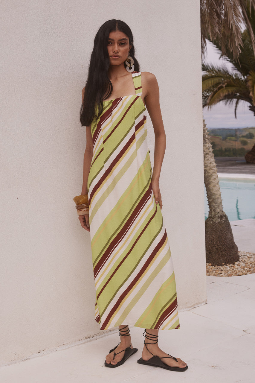 FLORENCE MIDI DRESS - FLORENCE STRIPE - FLORENCEMIDIDRESS-FLORENCESTRIPE_10