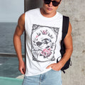 FORTUNA SLEEVELESS TOP - WHITE