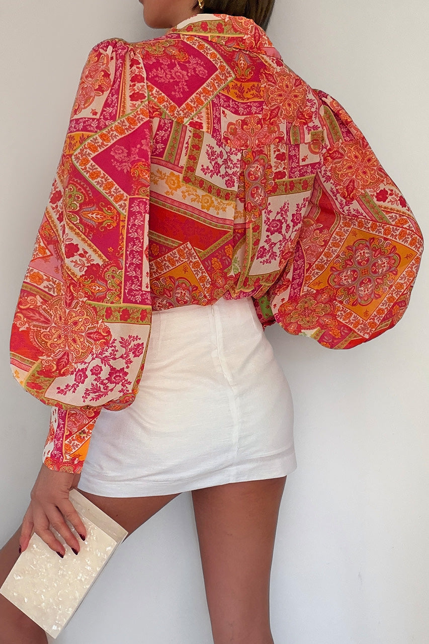 FLEETWOOD BLOUSE - CAVELLO PEACH