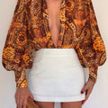 FLEETWOOD BLOUSE - MAGNOLIA MANGO