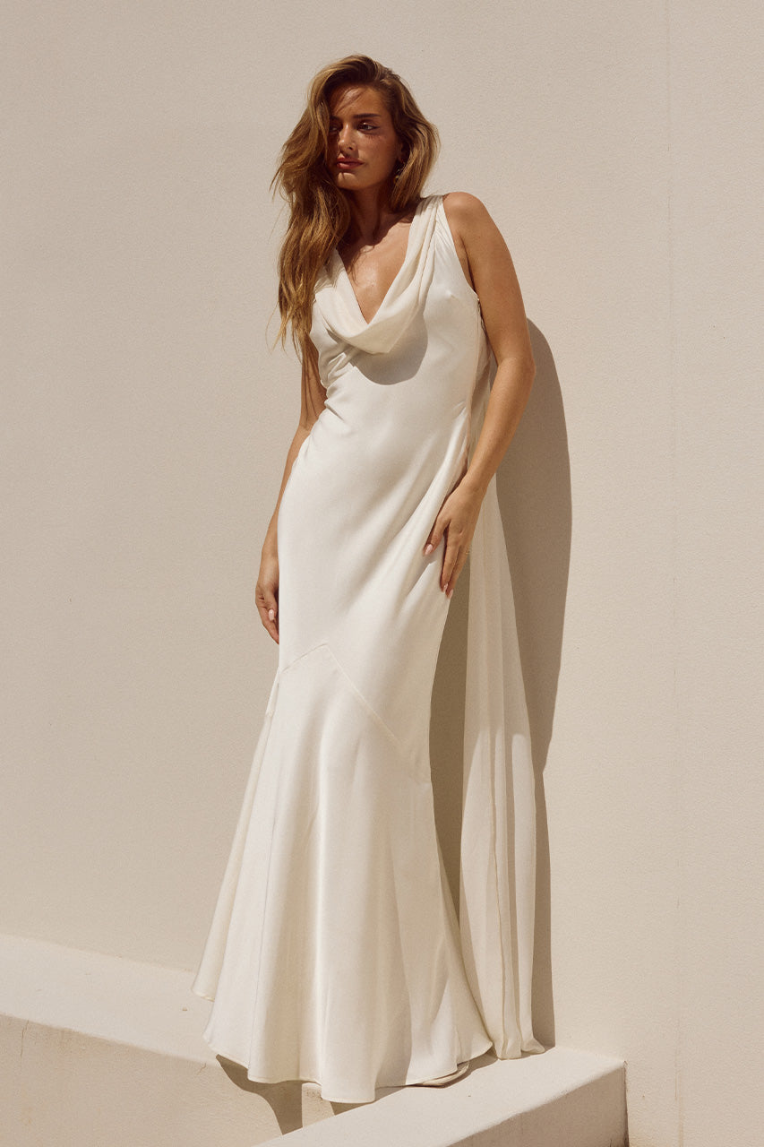 GABRIELLA COWL MAXI DRESS - IVORY - GABRIELLAMAXIDRESSIVORY_1