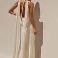 GABRIELLA COWL MAXI DRESS - IVORY
