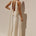 GABRIELLA COWL MAXI DRESS - IVORY