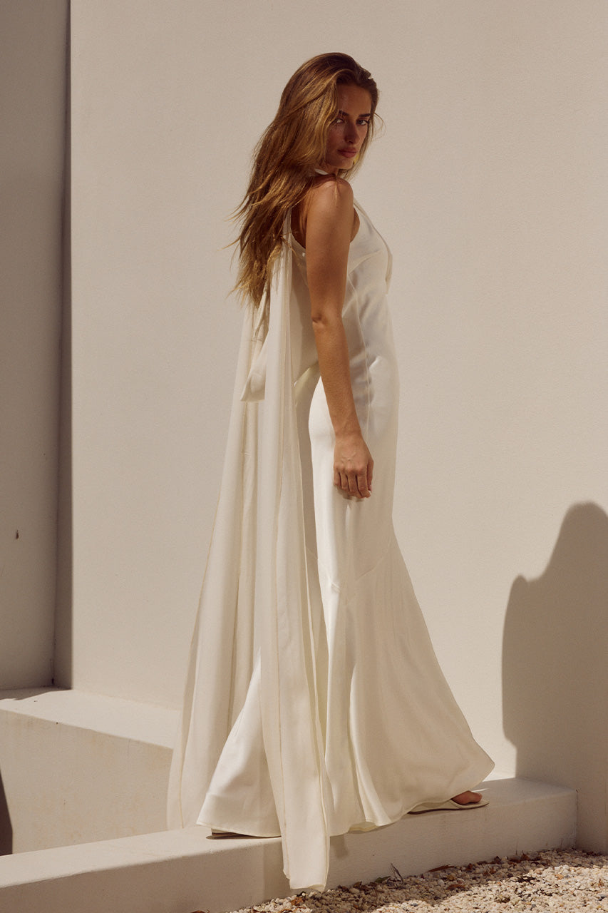 GABRIELLA COWL MAXI DRESS - IVORY XXL - GABRIELLAMAXIDRESSIVORY_7