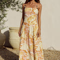 GIULIA RUCHED MAXI DRESS - TAHITI PINK