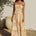 GIULIA RUCHED MAXI DRESS - TAHITI PINK
