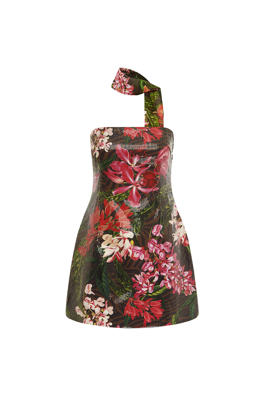 IBIZA MINI DRESS - CATARINA BLACK - IBIZAMINIDRESSCATARINABLACK