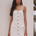 INARA MINI DRESS - WHITE