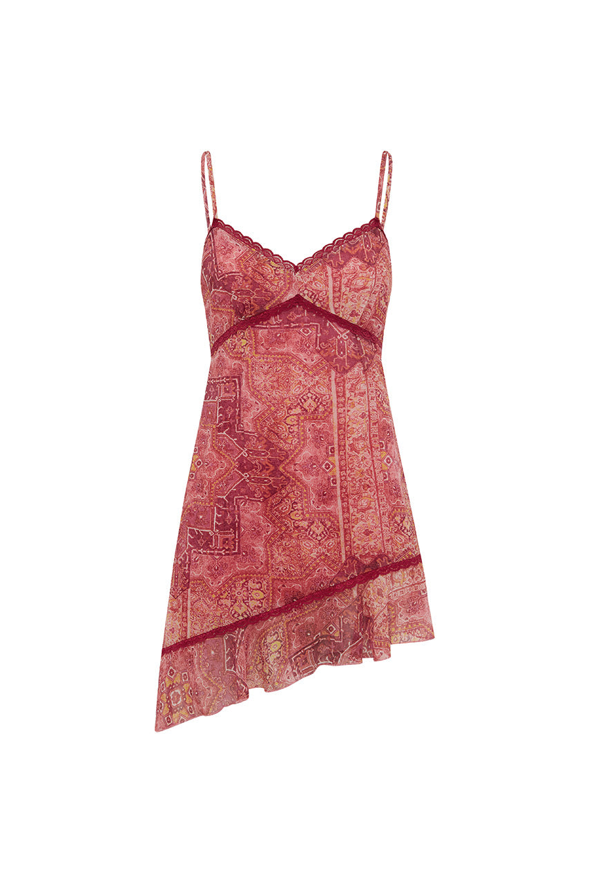 ISHANI MINI DRESS - GAIA PINK - ISHANIMINIDRESSGAIAPINK
