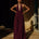 ISOLINA HALTER CORSET MAXI DRESS - PLUM
