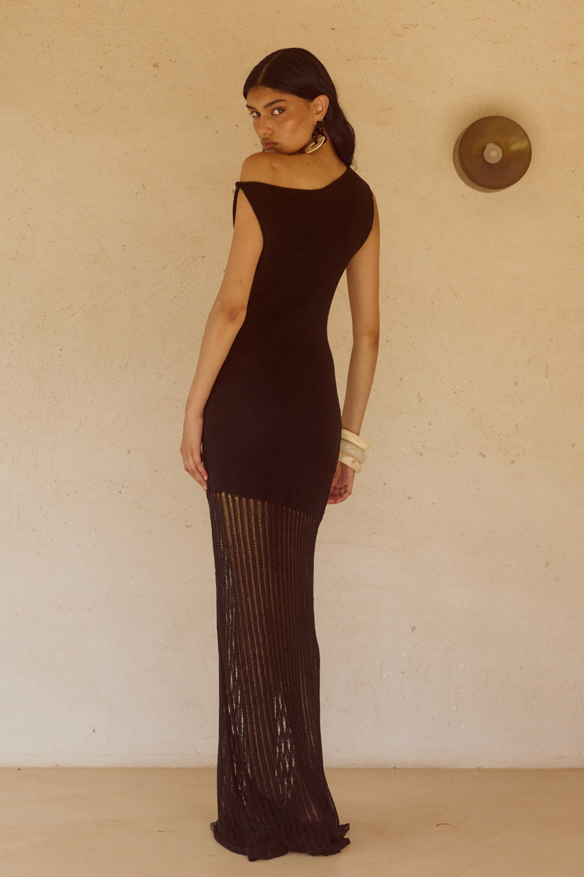 JACQUES KNIT MAXI DRESS - CHOCOLATE - JACQUESMAXIDRESSCHOCOLATE_6