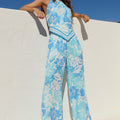 JADE STRAIGHT LEG PANT - LELO BLUE
