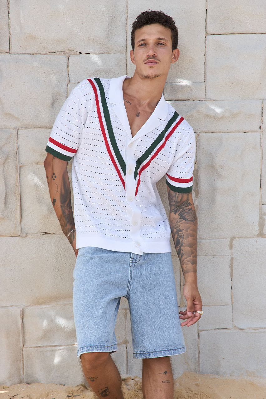 JAMES SHIRT - WHITE MULTI - JAMESSHIRT-WHITEMULTI