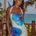 JEZEBEL MINI DRESS - BLUE FLOWER