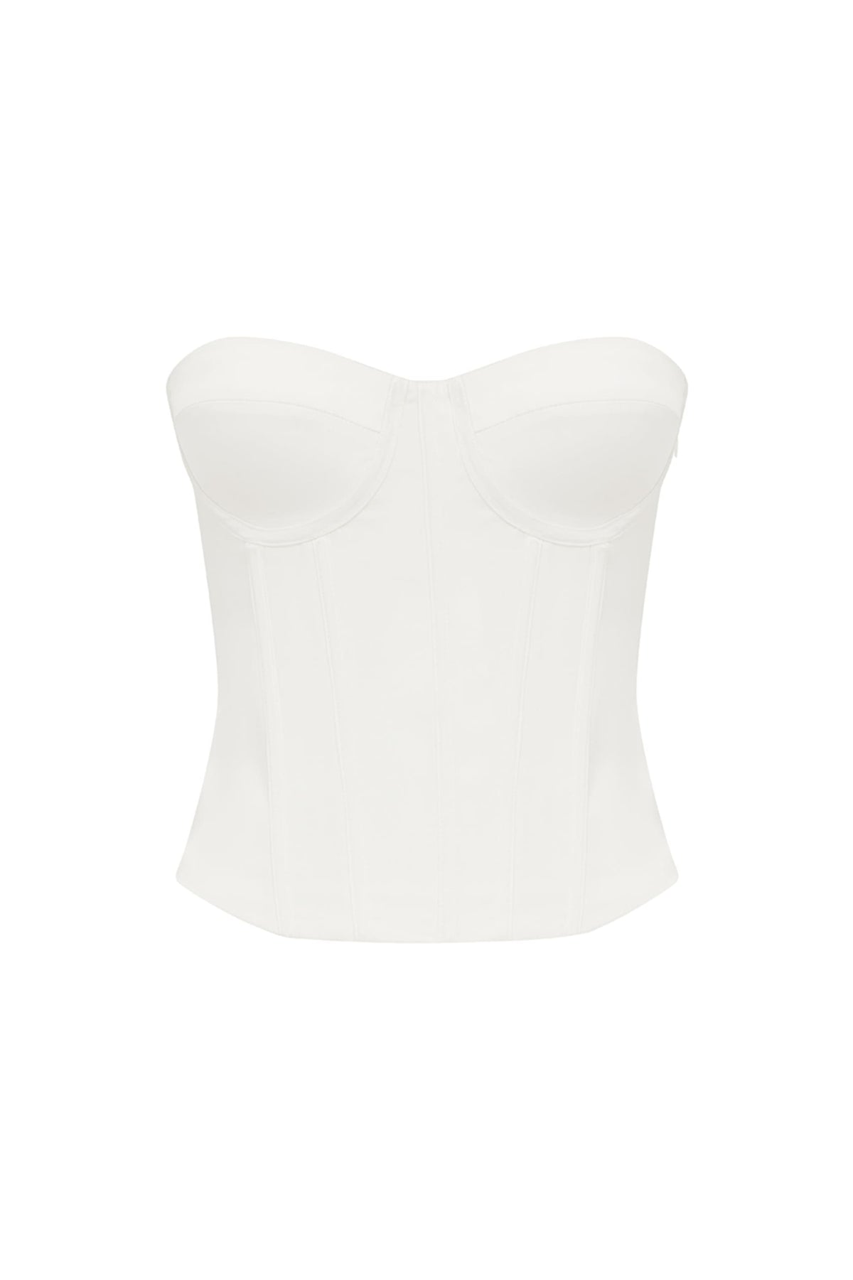 JULIETTE STRAPLESS BUSTIER - IVORY