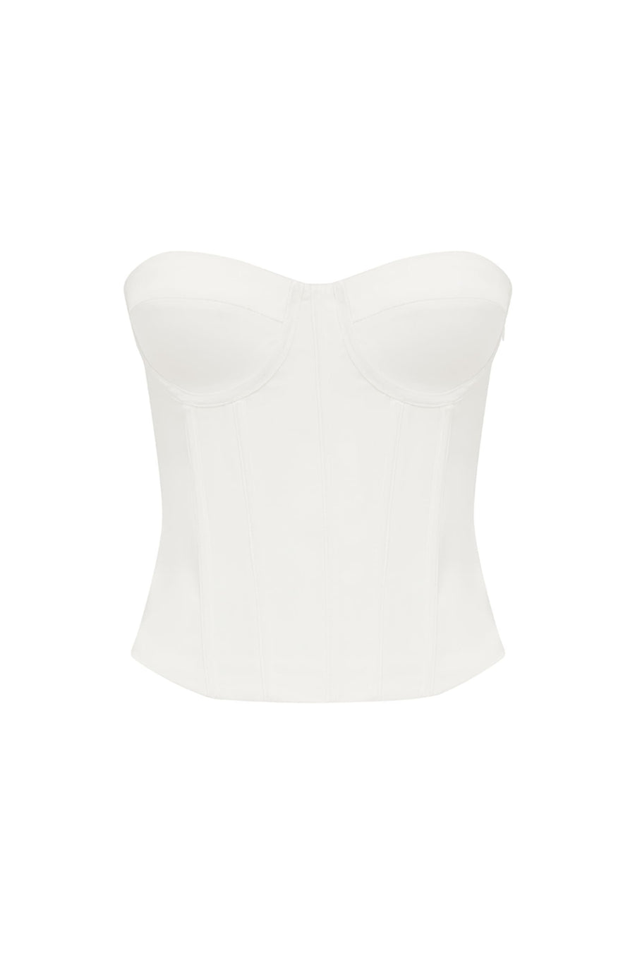 JULIETTE STRAPLESS BUSTIER - IVORY