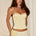 JULIETTE STRAPLESS BUSTIER - BUTTER