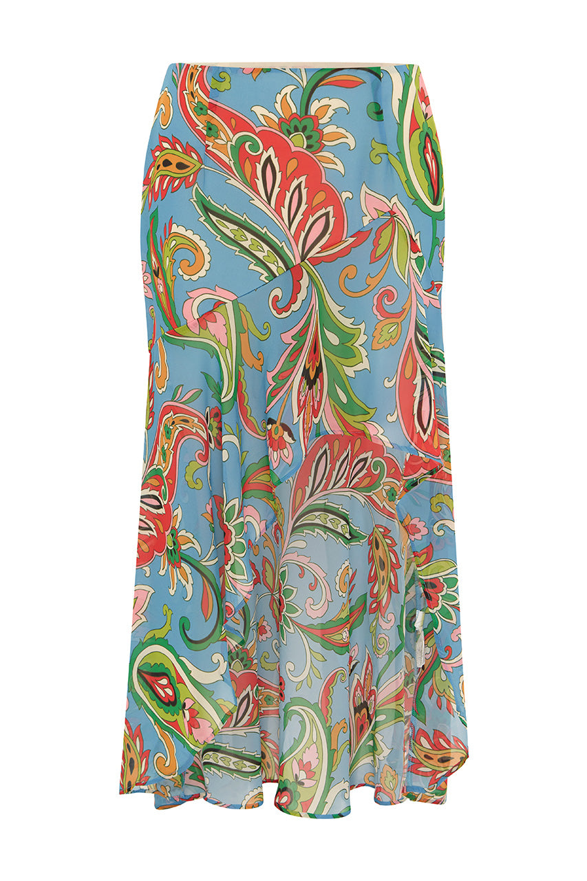 JUNA MIDI SKIRT - CARINA PRINT - JUNAMIDISKIRT