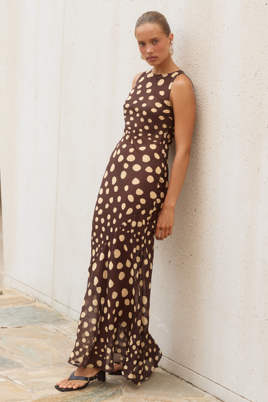 KAI HIGH NECK MAXI DRESS - SALMA SPOTS - KAIHIGHNECKMAXIDRESS-SALMASPOTS-01