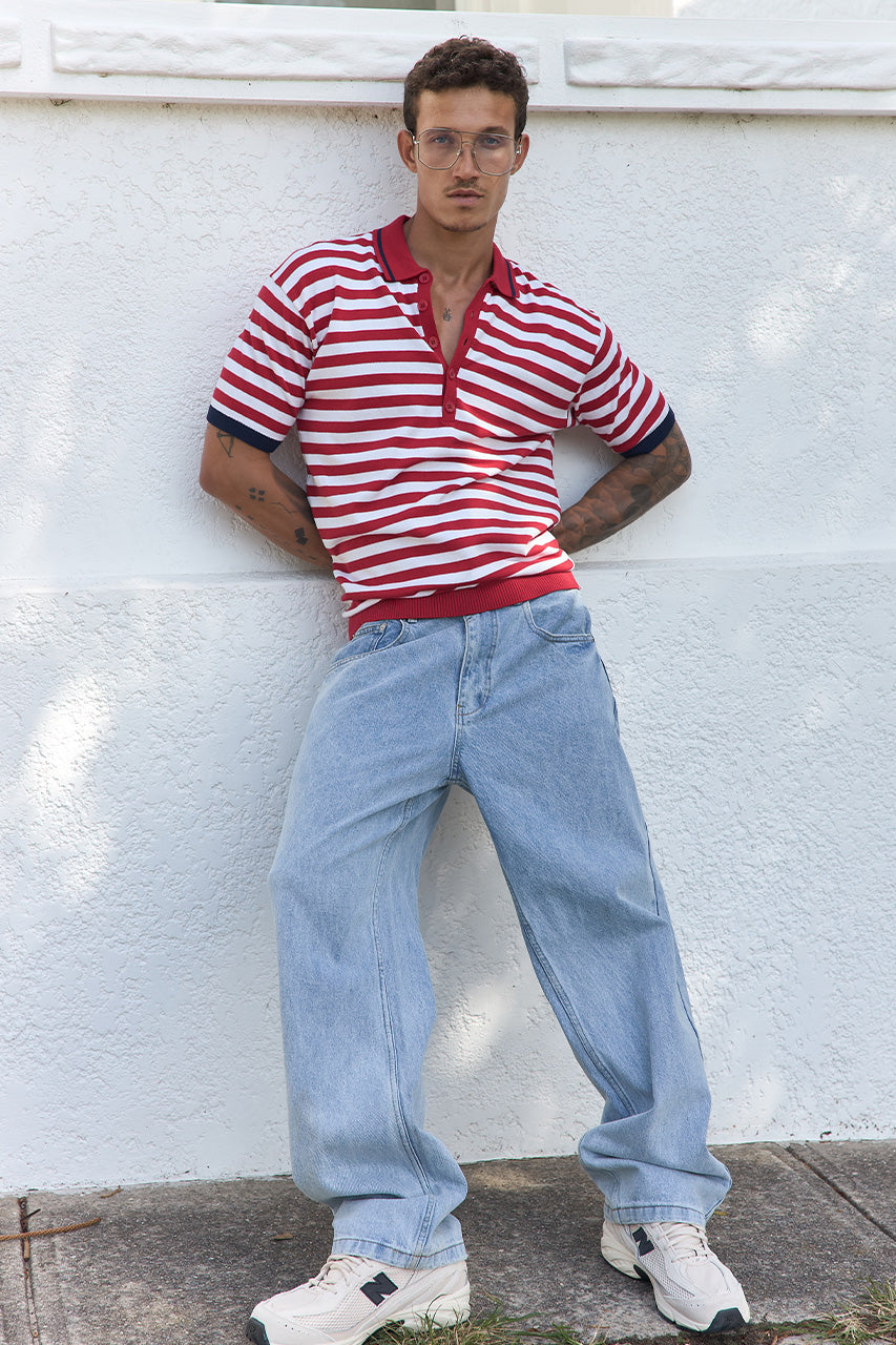 KAIN TOP - RED STRIPE - KAINTOP-REDSTRIPE-2