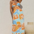 KHLOE CUT OUT MAXI DRESS - STILLA ORANGE