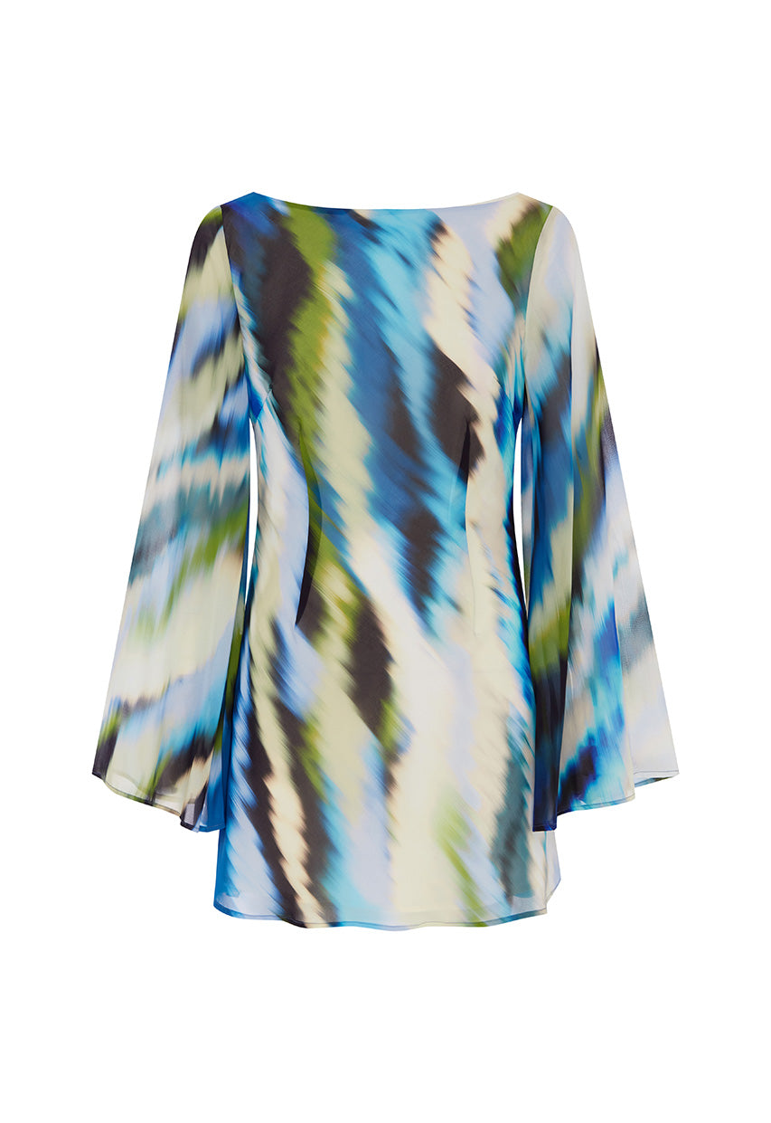 KIMBER MINI DRESS - MIRAGE PRINT - KIMBERMINIDRESS