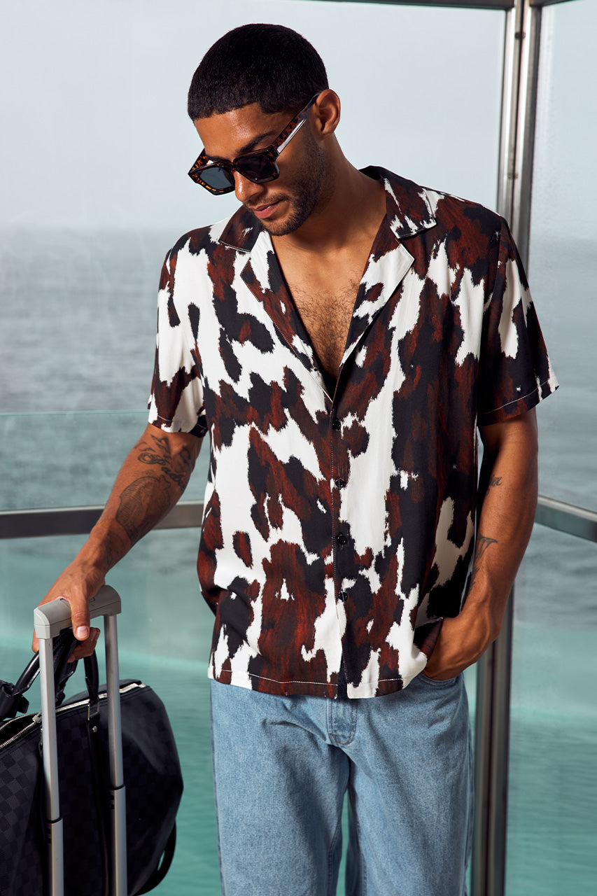 KOLTON SHORT SLEEVE SHIRT - SHILOH WHITE
