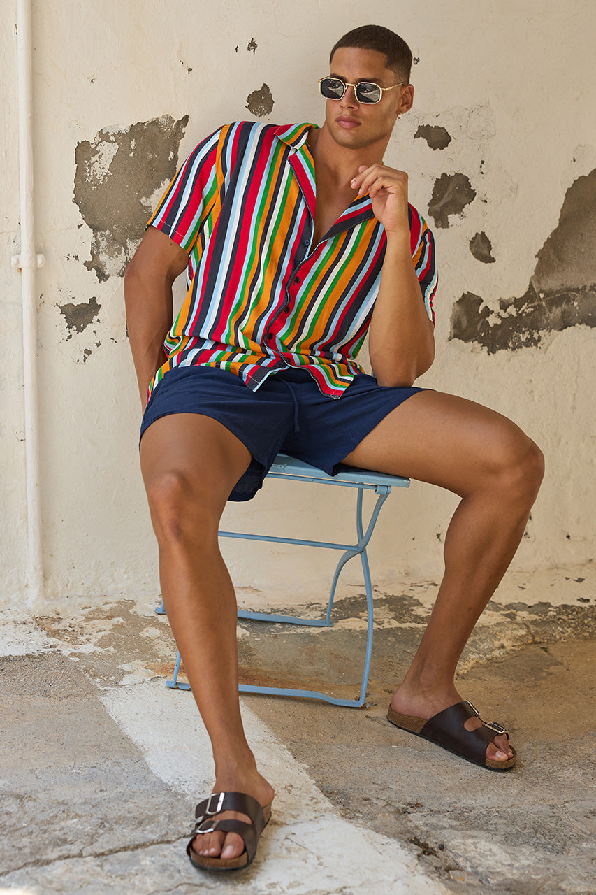 KOLTON SHORT SLEEVE SHIRT - XYLA STRIPE