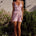 KOVA V NECK MINI DRESS - ORCHID
