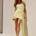 LACEY MINI DRESS - LEMON