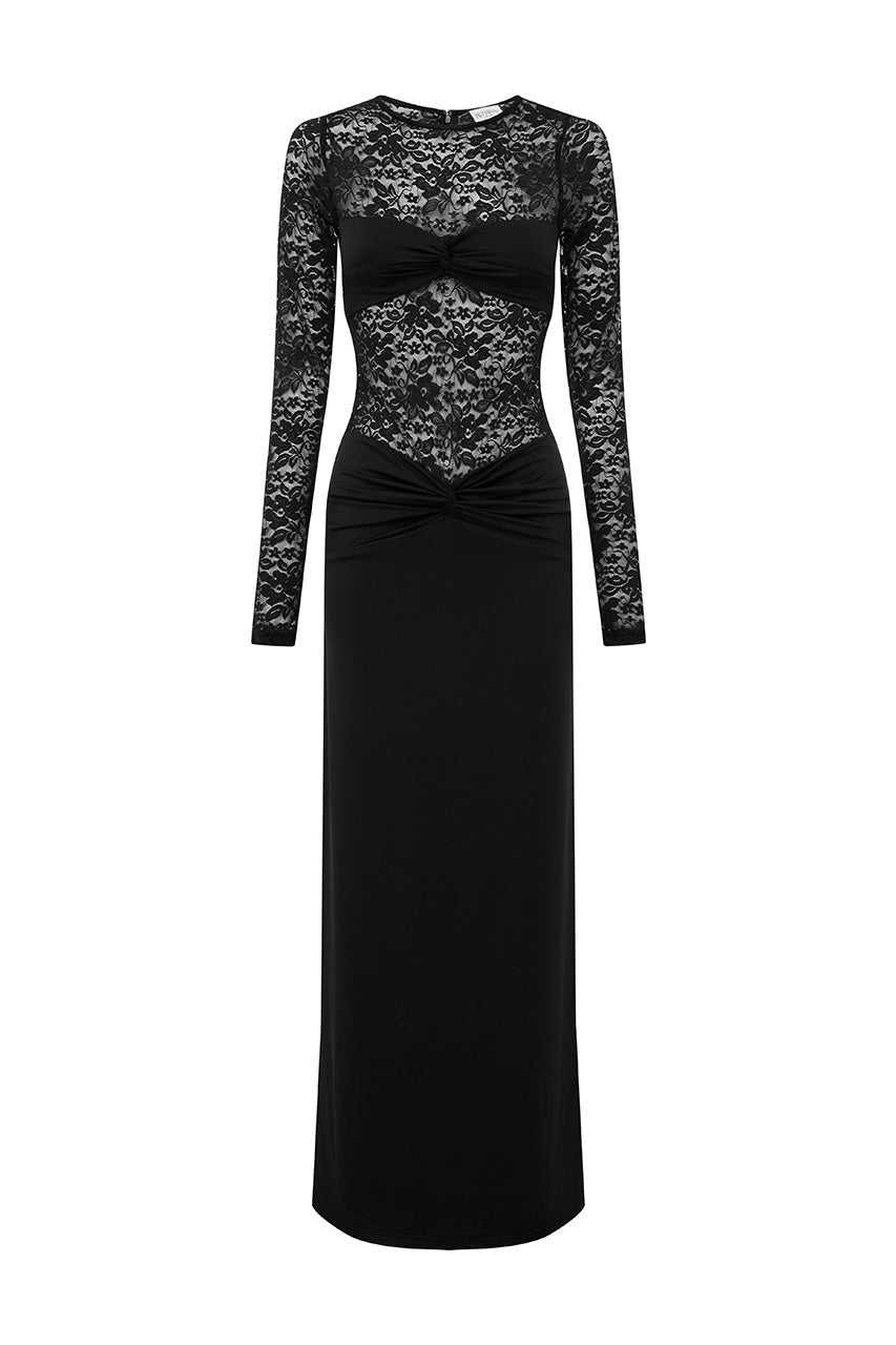 LARNA LACE LONG SLEEVE MAXI DRESS - BLACK - LARNASLEEVEDMAXIDRESSBLACK_1fcc0369-3f0b-45f4-af05-ccbc604eab84