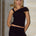 LARSEN DRAPE OFF SHOULDER TOP - BLACK