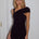 LARSEN ONE SHOULDER MINI DRESS - BLACK