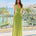 LEENA HALTER MAXI DRESS - PALM