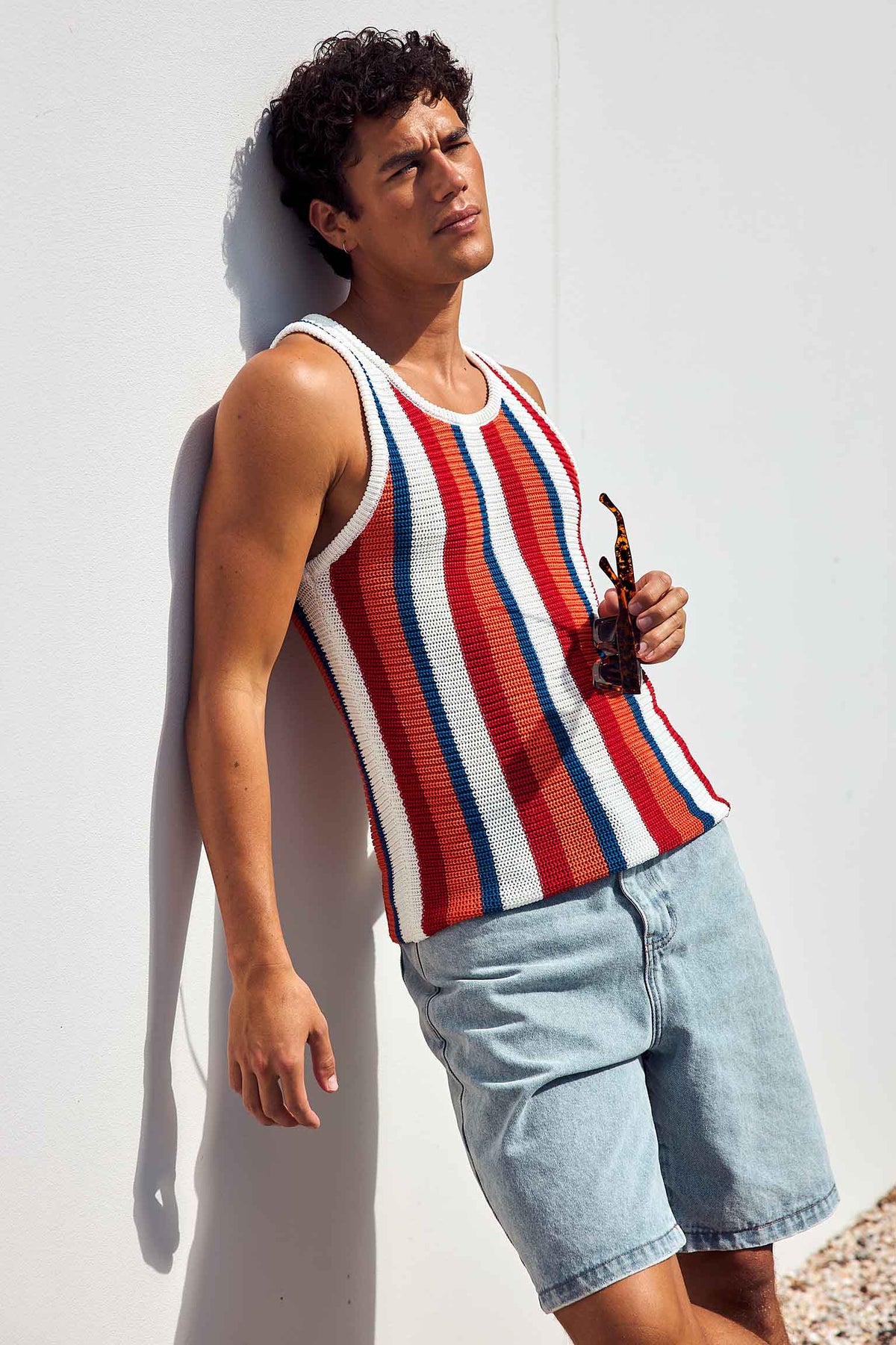 LIAN KNIT TANK - RED - LIANKNITTANK-RED-3